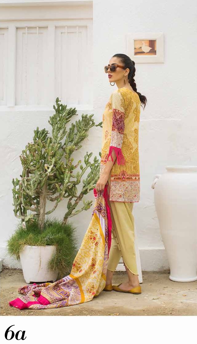 Al Zohaib Colors Printed Lawn 6a - Image 3