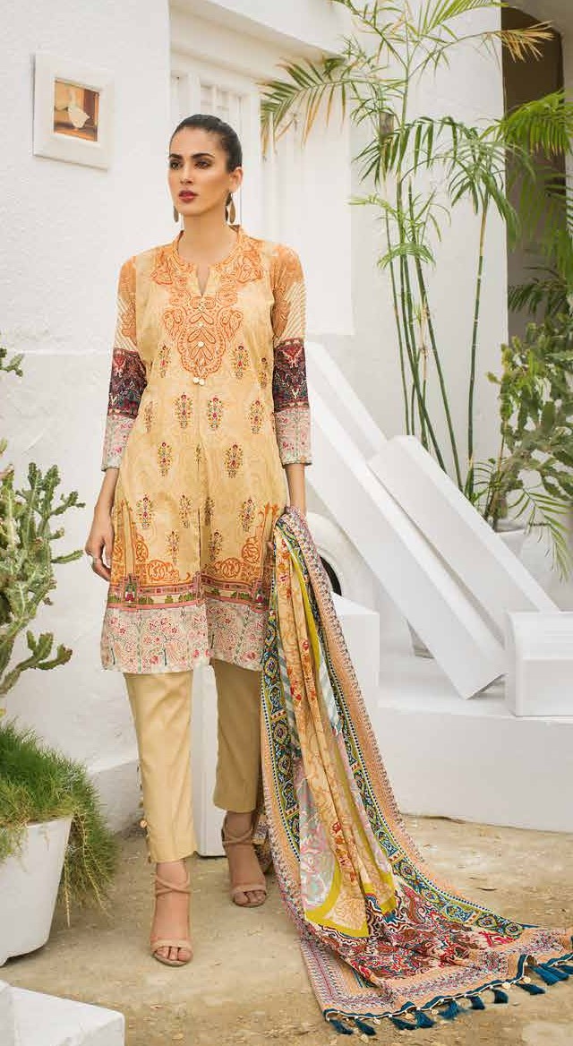 Al Zohaib Colors Printed Lawn 6b