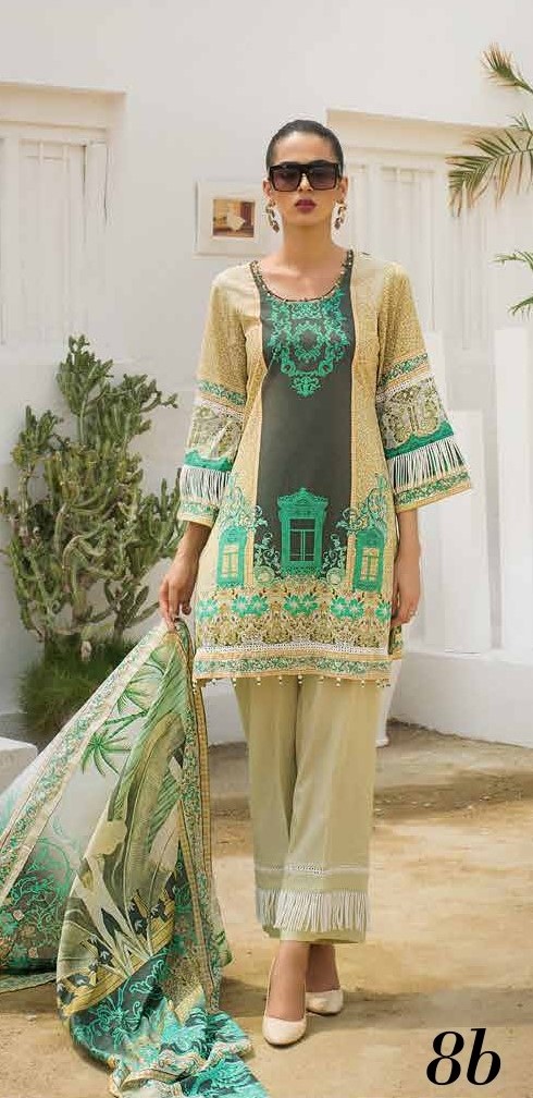 Al Zohaib Colors Printed Lawn 8b - Image 3