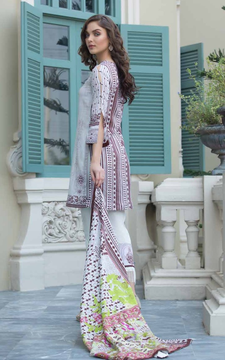 Al Zohaib Colors Printed Lawn 9a - Image 3